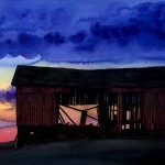 Sunset on the Barn